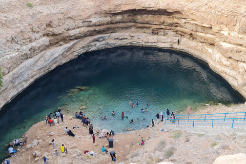 Wadi Shab Adventure Hike, Swim, Hidden Cave, Beach, Sinkhole