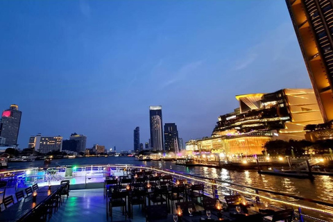Bangkok: White Orchid River Cruise with Buffet Beer & Show