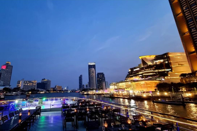 Bangkok: White Orchid River Cruise with Buffet Beer & Show
