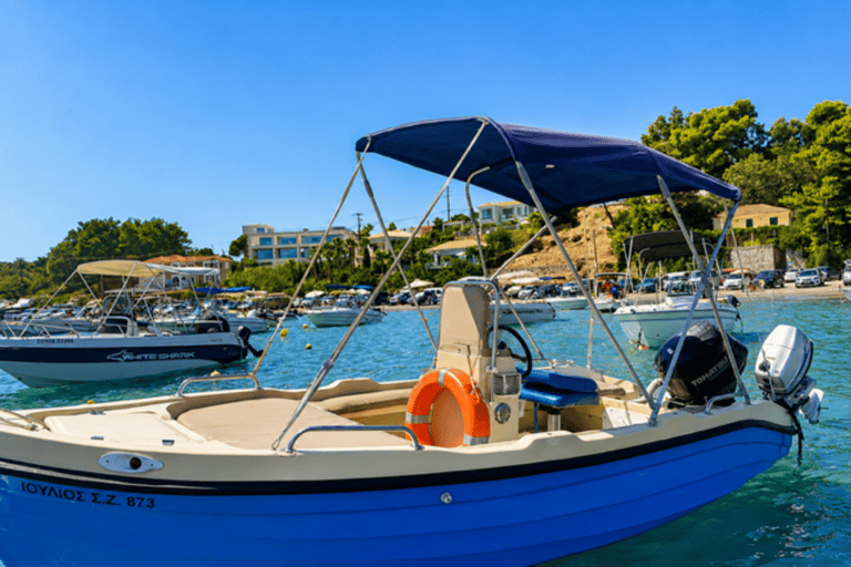 Zakynthos: Full-day Boat Rental in Marathonisi, Keri & Myzithres