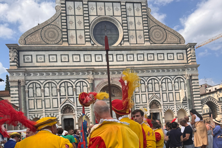 The Legendary Calcio Storico Fiorentino Experience Calcio Storico Fiorentino Semifinal Tour (TICKET INCLUDED)