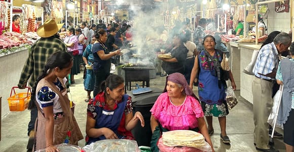 We&#39;ll have lunch at the Tlacolula Market on Sunday and drink mezcal