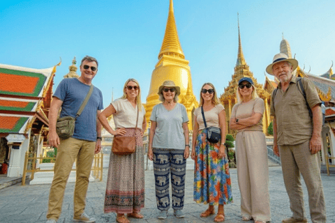 Bangkok: Floating & Railway Markets & Grand Palace Tour Hotel Pick-Up (Tour ends at Grand Palace)