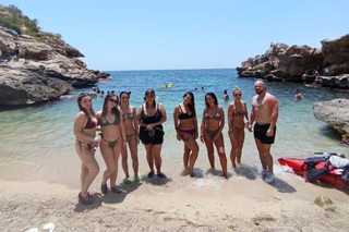 Kajak de Villajoyosa a Benidorm, El Aguilo