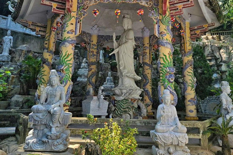 Hoi An: Golden Bridge & Marble Mountains Private Day Trip