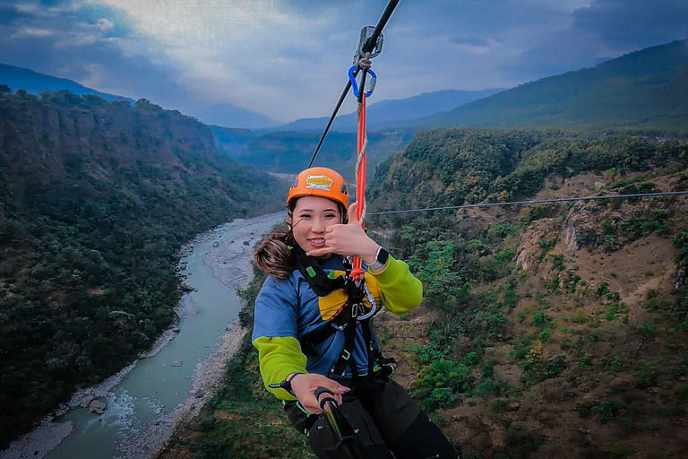 كوشما: مغامرة الانزلاق بالحبل مع خيار الانزلاق بالحبل مع سوبرمان