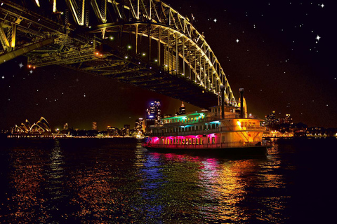 Puerto de Sidney: Crucero cabaret con cena de 3 platos