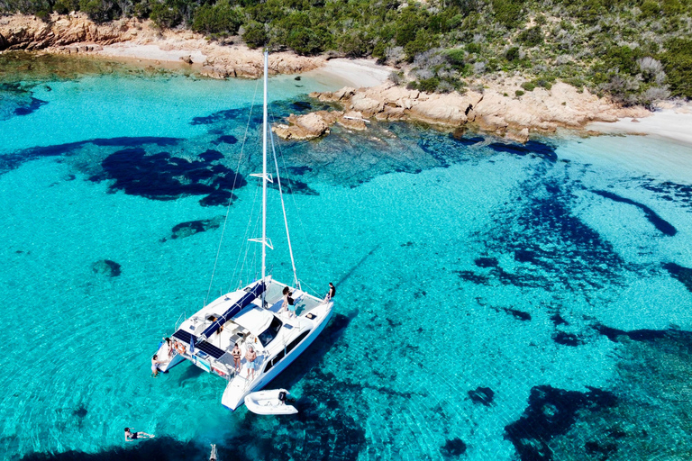 From Palau: Maddalena Archipelago Catamaran Tour with Lunch
