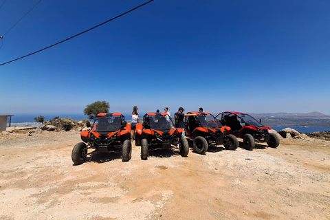 Adventure: Guided buggy safari with hotel transfer - Chania Shared Buggy UTV (Driver + Passenger)