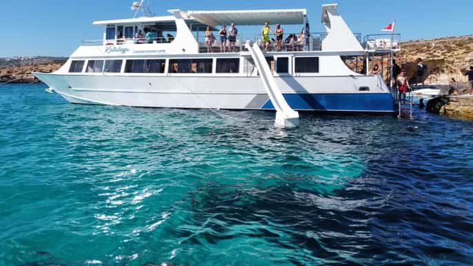 Von Sliema: Gozo, Comino und Blue Lagoon Cruise