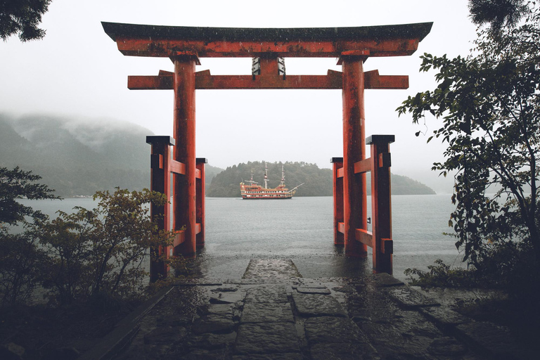 Tokio: Dagtrip Onsen, kunst en natuur naar Fuji en HakoneGroepsreis in een minibus