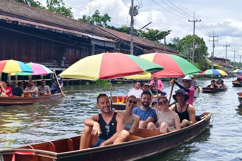 Bangkok: Floating Damnoen Saduak and Mae Klong Train Markets