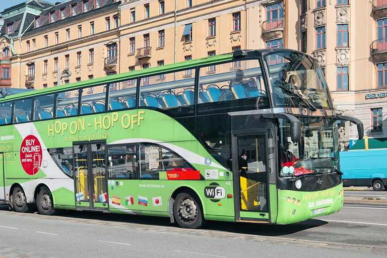 Stockholm: 24 hour Hop On-Hop Off Bus Tour