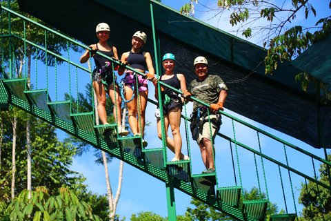 Manuel Antonio Quepos Zip Lining Tour with Lunch Quepos Titi Zip Lining Tour