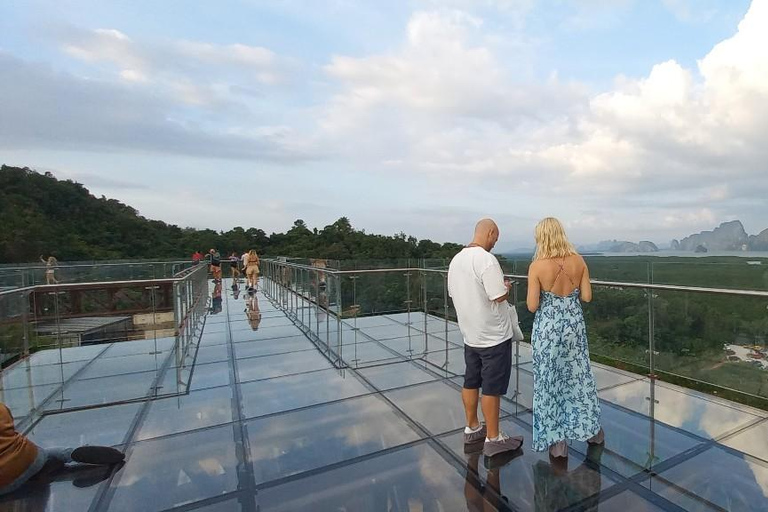 Phuket Airport: Phang Nga Bay Sunset drop off Khaolak Hotel Phuket Airport: Phang Nga Bay Sunset, Skywalk