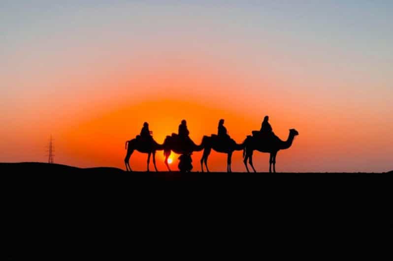 Chill Vibes: A Sunset Camel Ride in Marrakech - Reflections at Twilight