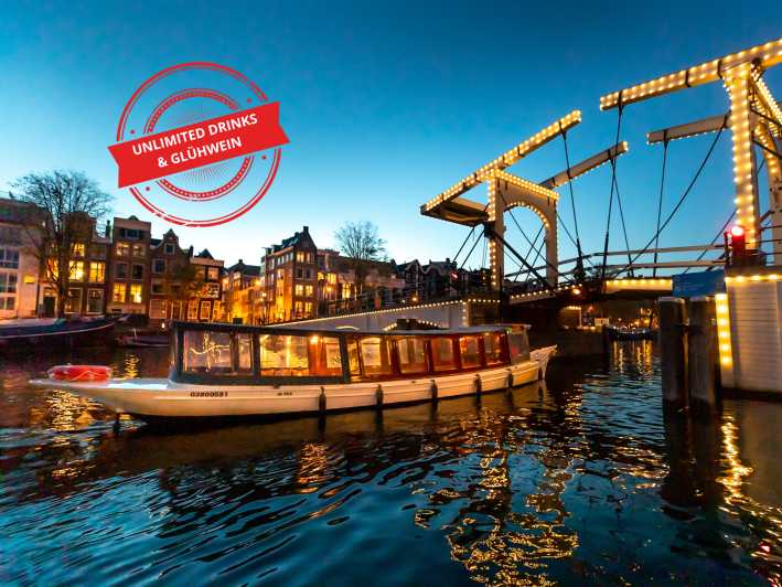 Amsterdam: All Inclusive Light Cruise med levende vertskap
