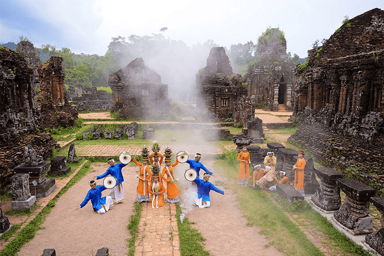 Hoi An: My Son Sanctuary Sunset and Thu Bon River Boat Tour