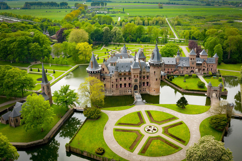 Amsterdam : Visite privée : moulins à vent, Volendam, château de TeslaAmsterdam visite privée verte Moulins à vent, Volendam, château