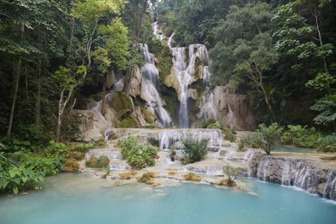 Luang Prabang: Kuang Si Waterfalls and Villages Tour