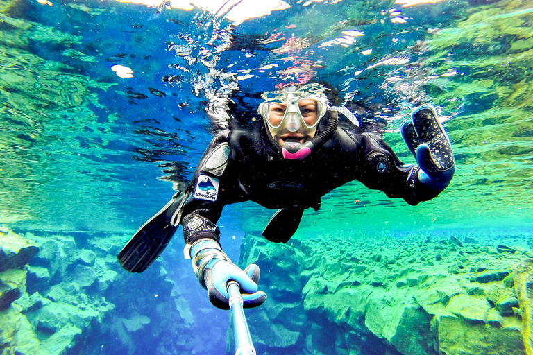 De kloof van Silfra: snorkelavontuur in kleine groepVanuit Þingvellir: rijd zelf naar trefpunt, zonder ophalen