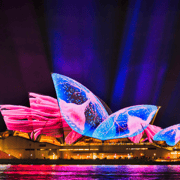 Darling Harbour: Slow Jet Boat Cruise Vivid Sydney