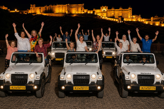 Jaipur: Open Night Jeep Safari For Pinkcity Night View