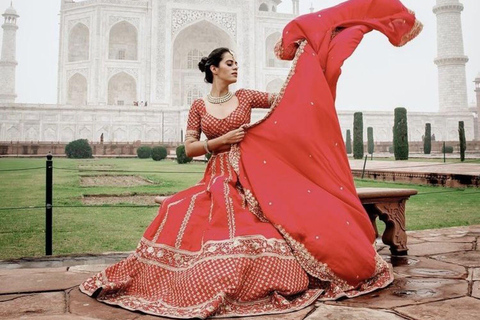 Taj Mahal sin colas y tour de la ciudad de Agra – Especial para parejasTour de la ciudad de Agra y el Taj Mahal con opción de guía