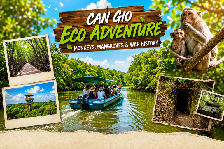 Can Gio Eco Adventure: Monkeys, Mangroves & War History Group Tour