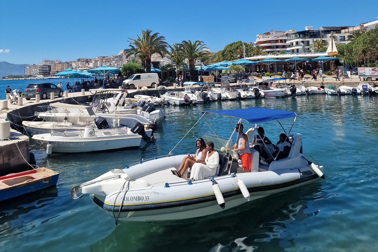 Saranda: Rejs wycieczkowy do Krorez z nurkowaniem, napojami i kąpieląSaranda: Rejs wycieczkowy do Krorez z nurkowaniem z rurką, napojami i kąpielą