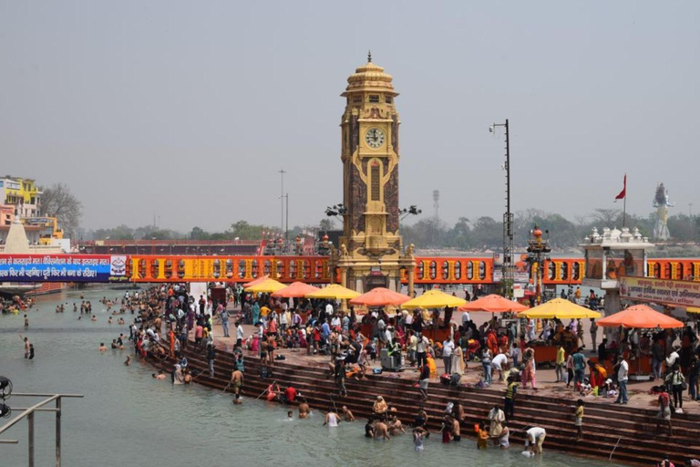 From Delhi: Private Rishikesh and Haridwar Day Tour by Car Private Rishikesh and Haridwar Same Day Tour with Guide
