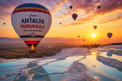 Antalya/Side: Pamukkale Hot Air Balloon Ride w/Lunch Balloon Watching