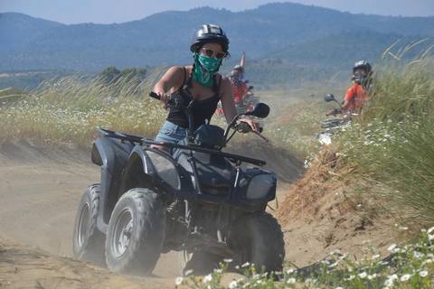 Kusadasi: Quad & Buggy Safari at Pamucak Beach Family Buggy For 3 Person