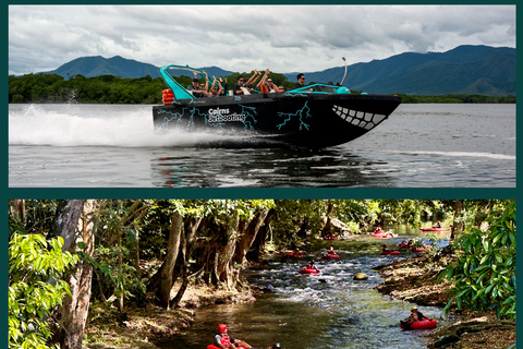 Cairns: Rainforest River Tubing & Cairns Jetboating -2 Tours