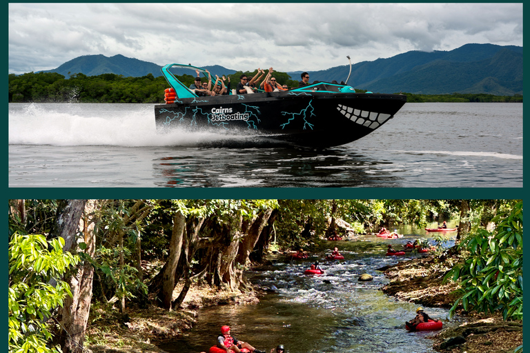 Cairns: Rainforest River Tubing & Cairns Jetboating -2 Tours