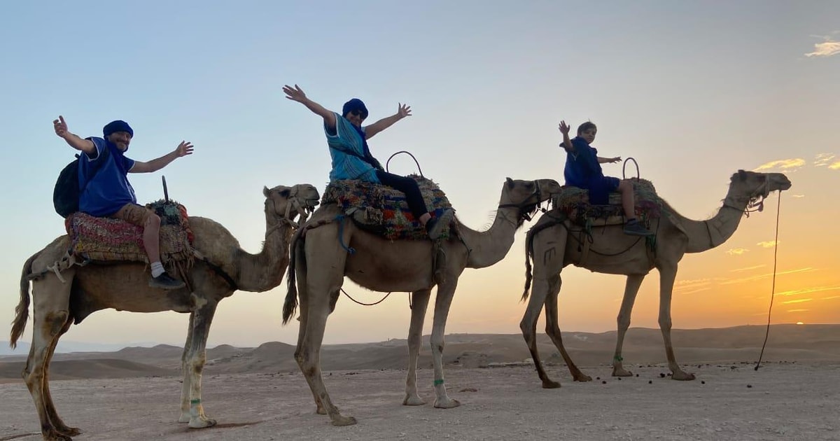Agafay desert: Camel ride - Magical Dinner & Show | GetYourGuide