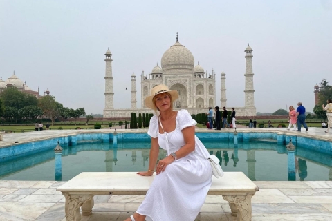 From Delhi: Private 4-Days Golden Triangle Tour by AC Car Private Transportation, Tour Guide with 3 Star Hotels