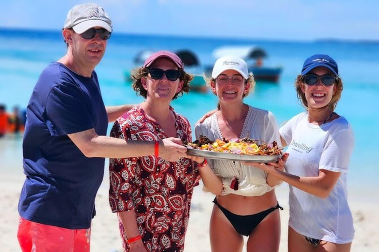 زنجبار: جولة خاصة في ضفة نيانجي الرملية مع غداء من المأكولات البحرية.جولة بدون خدمة النقل من الفندق