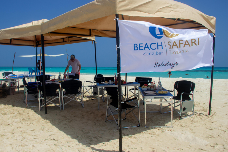 Zanzibar: Nyange Sandbank & Snorkelling tour with BBQ lunch With Meeting Point