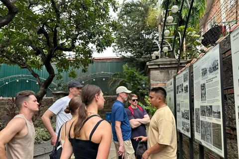 Intramuros Den spanska staden Manila Filippinerna