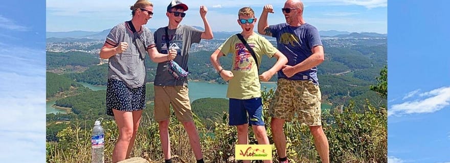 DALAT : Trek à Pinhatt et kayak/sup sur le lac Tuyen Lam