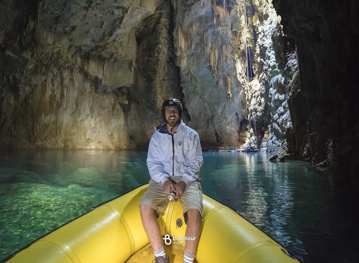 Schwimmen im Abismo Anhumas: Abseilen in einer 72 Meter tiefen Höhle in Bonito