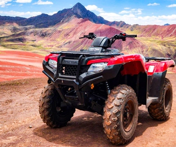 ATV-tur i Rainbow Mountain og Red Valley med mad