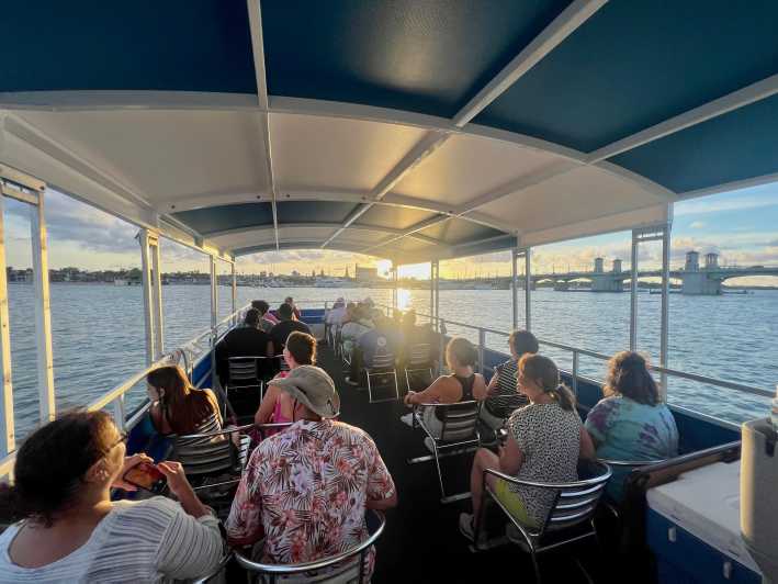St. Augustine: Sunset Boat Tour to Dolphin Bay