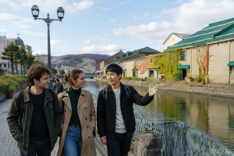 Sapporo: Otaru Canal Private Walking Tour with Photos