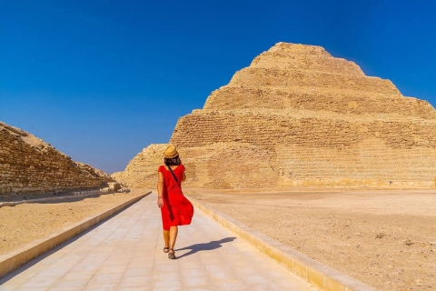 Voyage privé tout compris - Pyramides de Gizeh, Memphis et SaqqaraVisite privée sans frais d'entrée
