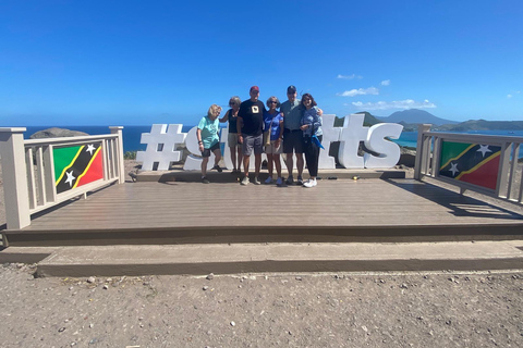 St. Kitts: Panoramic Full Island Tour with Lunch and Beach