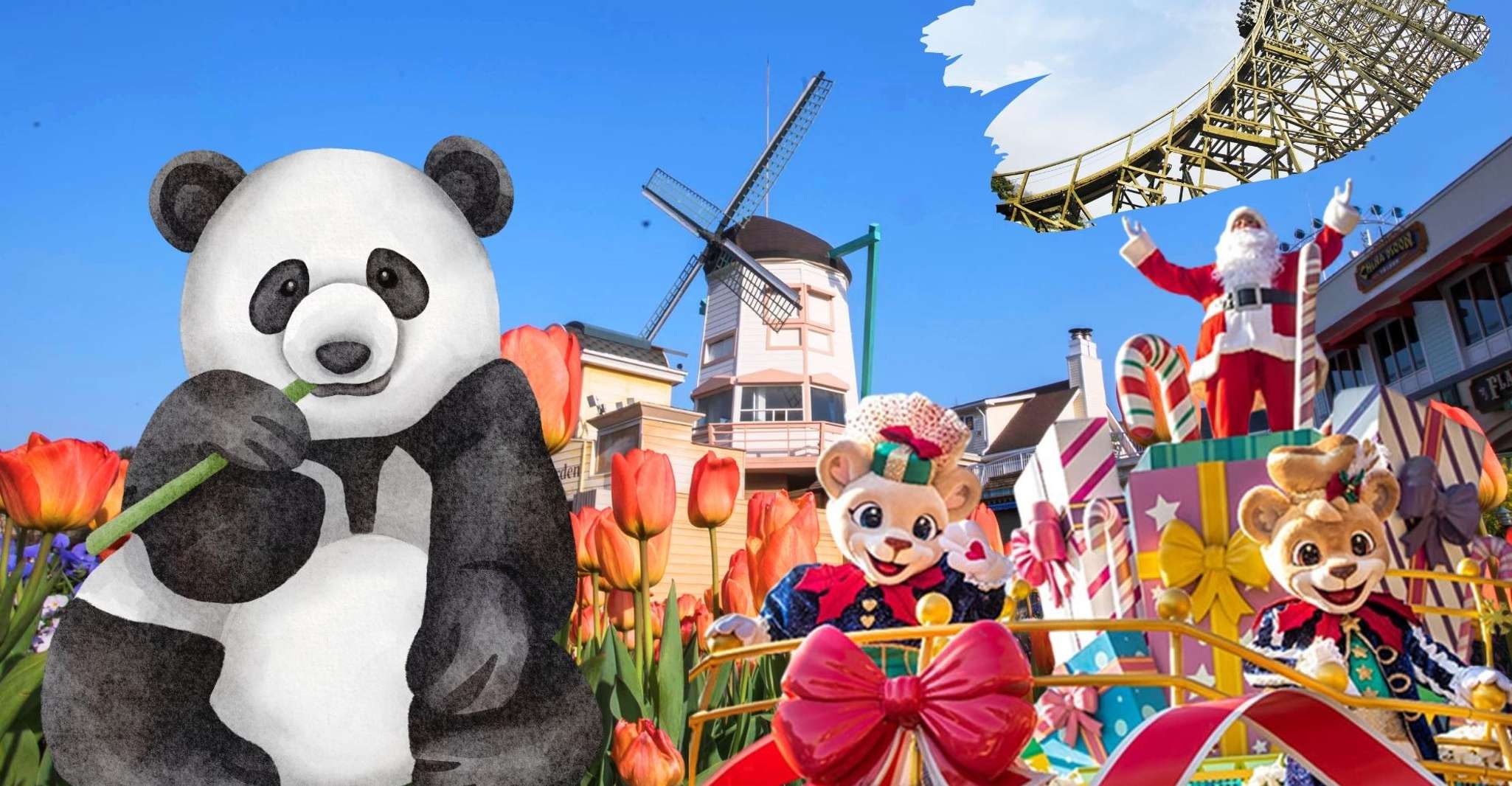 Seoul: Everland Theme Park Round Trip Shuttle Bus