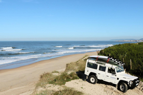 Surfdag bij Porto Surf School 3 uur surfles met pendeldienst3 uur surfles met Porto Surf School