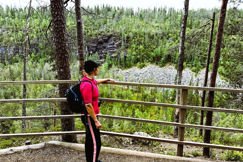 Rovaniemi to Ruka Roller Coaster & Korouoma Canyon Waterfall